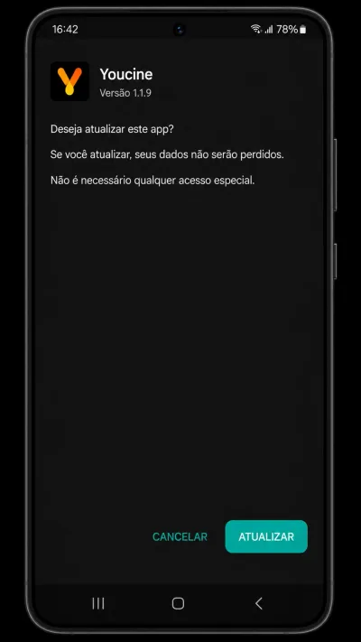 Como atualizar no Android (celular e tablet) tela de instalação “Atualizar” no Android.